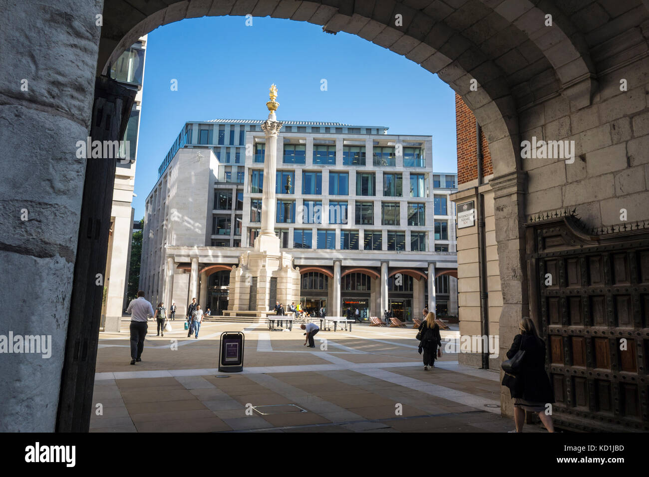 London Stock Exchange (LSE, Paternoster Square Building, City of London, UK Banque D'Images