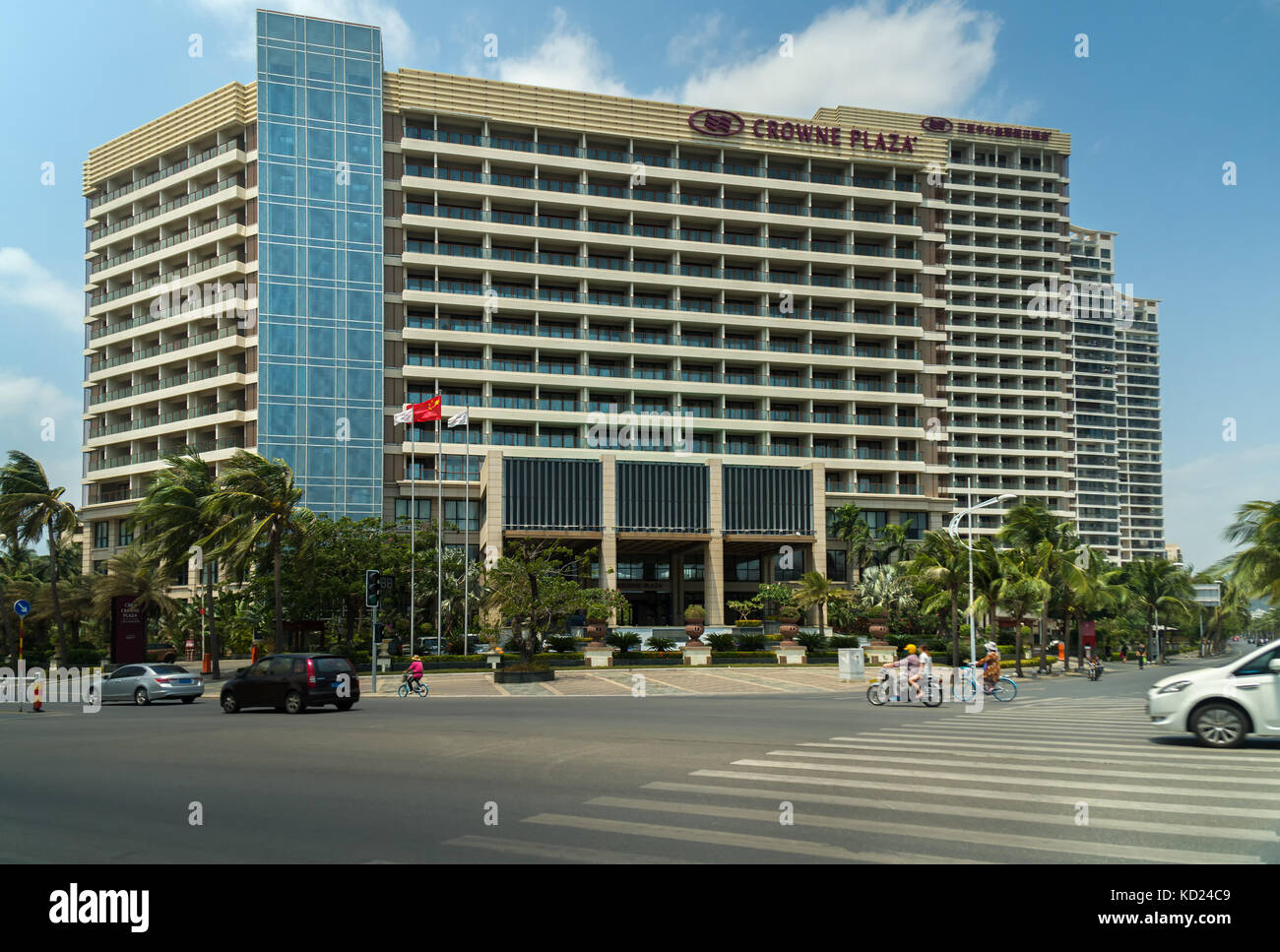 Crowne Plaza Hotel dans la ville de Sanya Banque D'Images