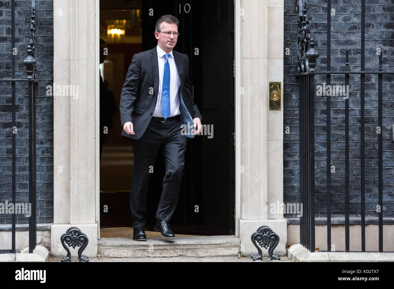 Londres, Royaume-Uni. 10 oct, 2017. Jeremy Wright qc mp, procureur général, feuilles 10, Downing Street, à la suite d'une réunion du cabinet. crédit : mark kerrison/Alamy live news Banque D'Images