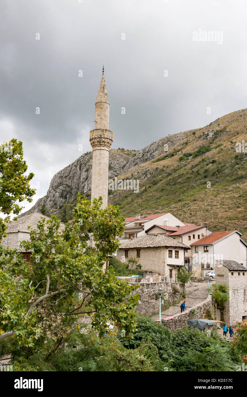 Vieille ville de Mostar, Bosnie-Herzégovine Banque D'Images