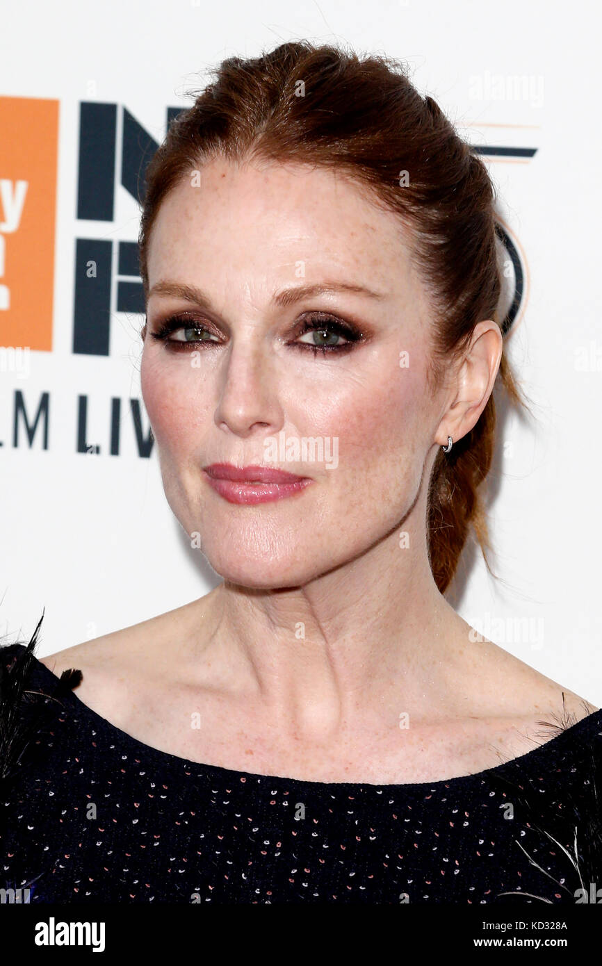 Julianne Moore assiste à la première de Wonderstruck lors du 55e Festival du film de New York à Alice Tully Hall le 7 octobre 2017 à New York. Banque D'Images