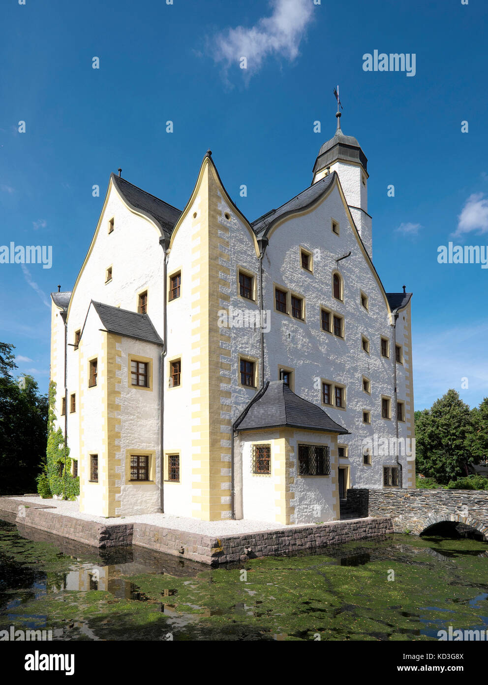 Château klaffenbach, Chemnitz, Saxe, Allemagne Banque D'Images