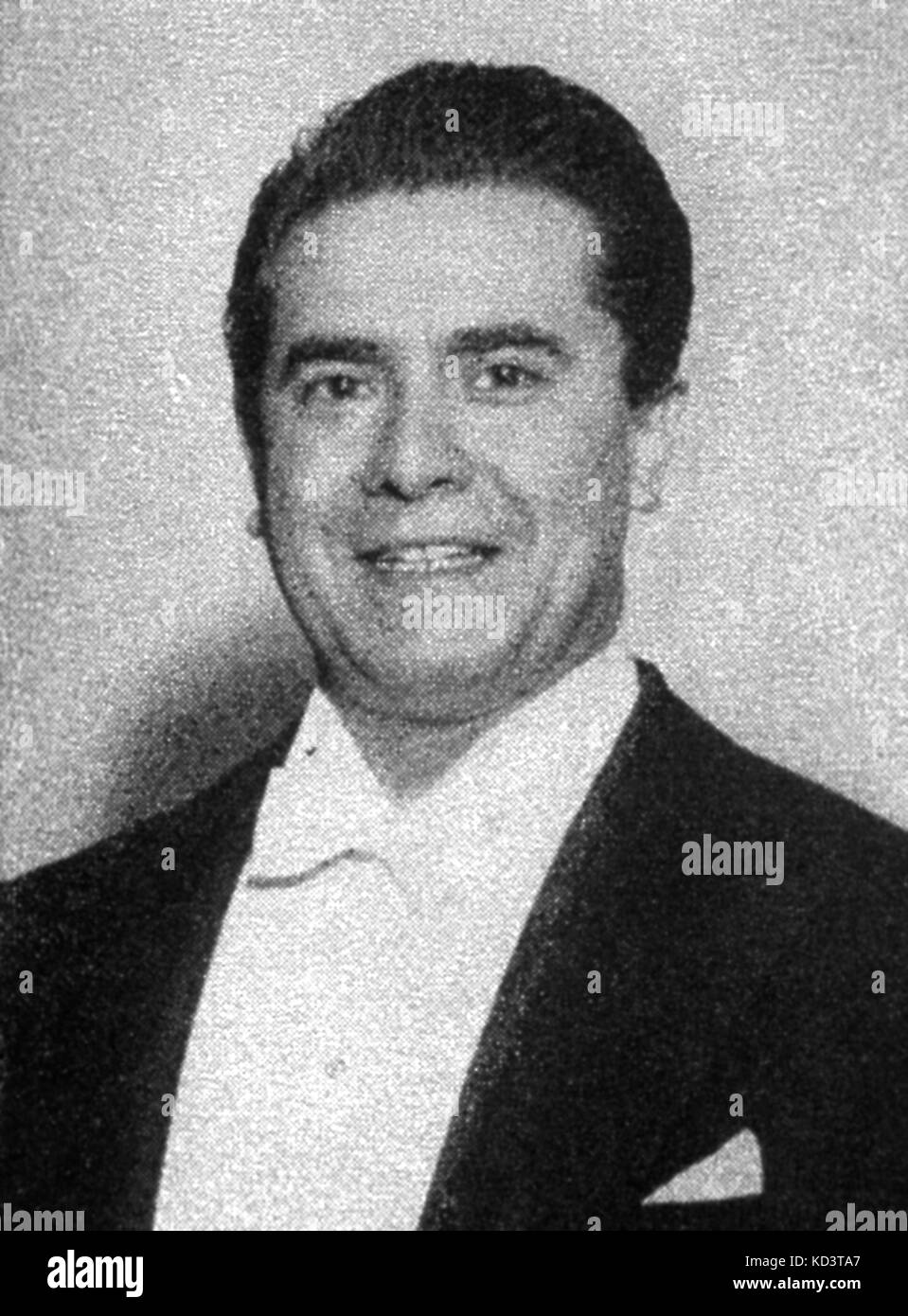 DI STEFANO, Giuseppe - portrait - publicité Musical America. Décembre 1963 ténor italien, 1921- Banque D'Images