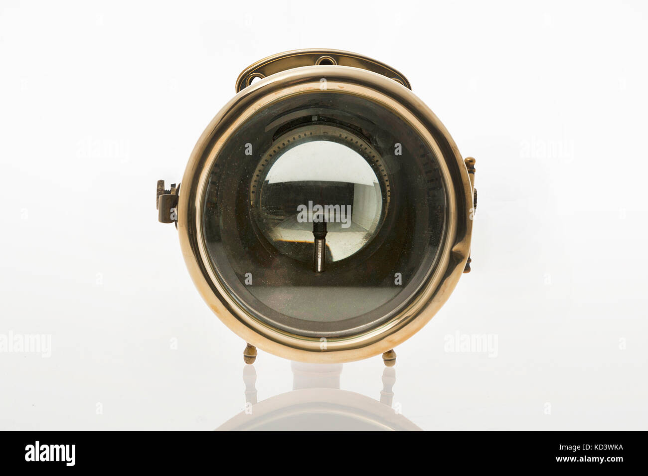 Lampe à Acétylène Authentique - Projecteur Métal - Début XXe Siècle