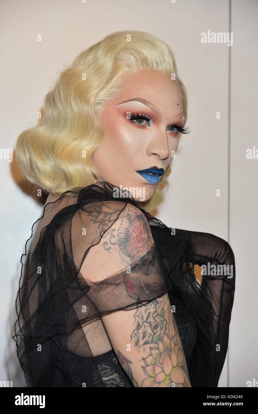 RU Paul et Marc Jacobs animent le Fashion Does Drag Ball featuring : Miss Fame Where : Manhattan, New York, États-Unis quand : 08 Sep 2017 Credit : Rob Rich/WENN.com Banque D'Images