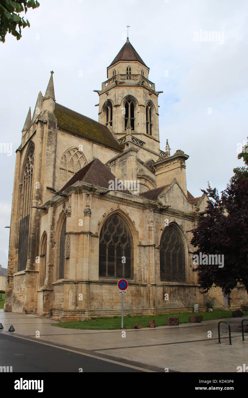 Église du Vieux-Saint-Etienne à Caen (France). Banque D'Images