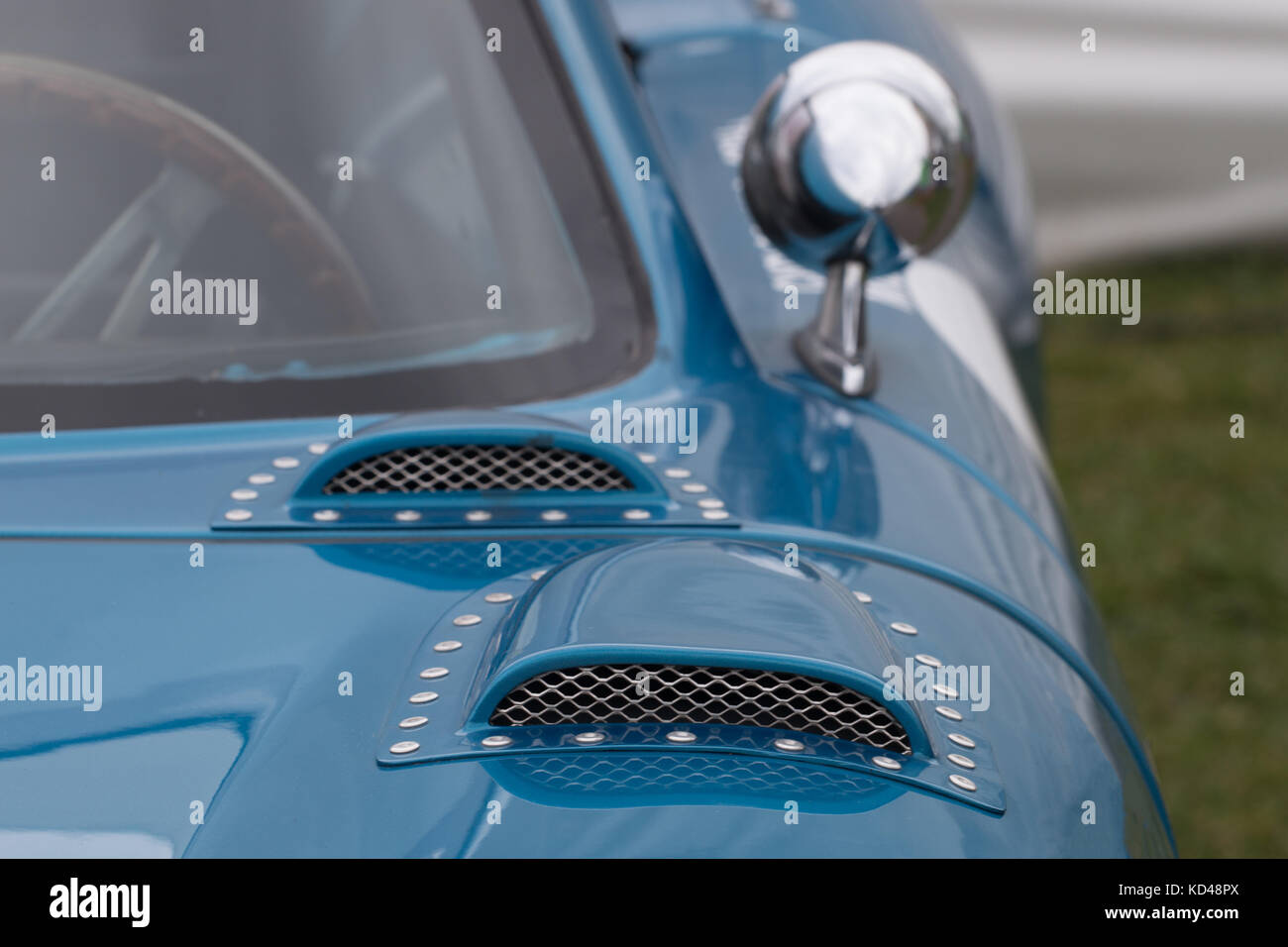 Close up voir les détails d'une voiture classique. Banque D'Images