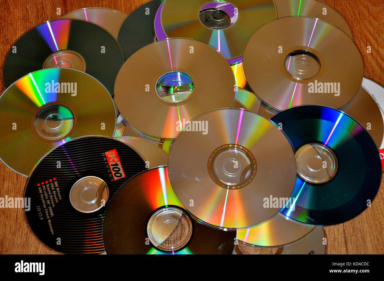 CD et DVD de données compacts, République tchèque, 2017. Banque D'Images