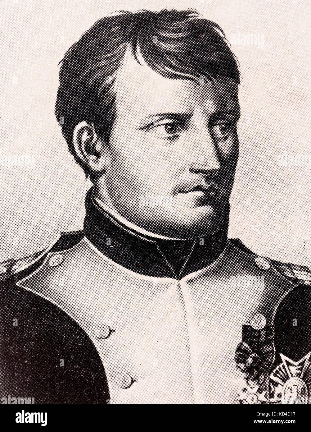Portrait de Napoléon Bonaparte Banque D'Images