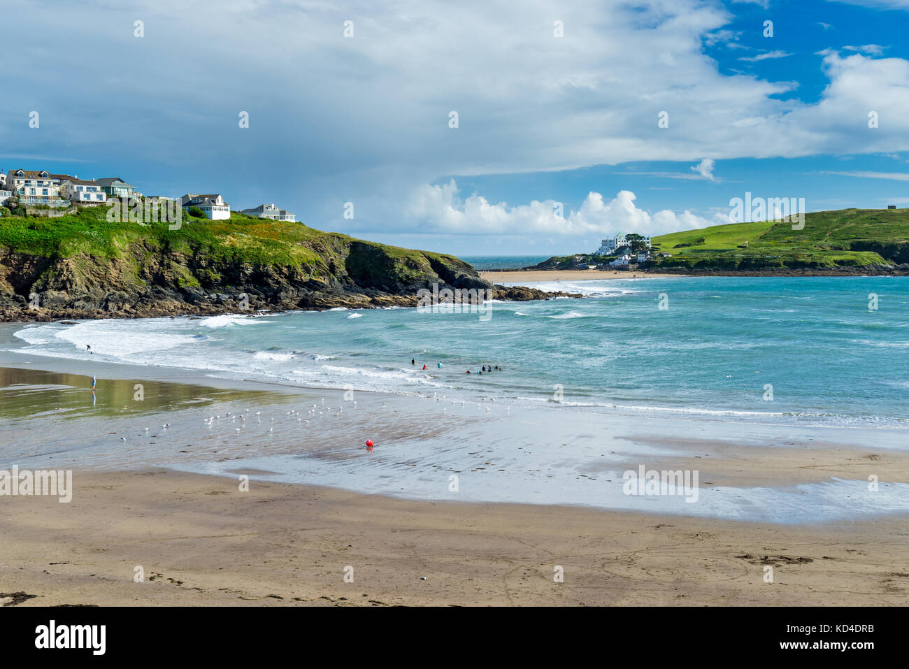 La plage de challaborough bay près de bigbury south devon england uk europe Banque D'Images