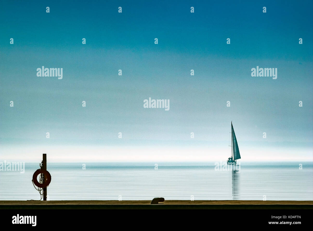 Location de saisie d'Oakville marina sur le lac Ontario Banque D'Images