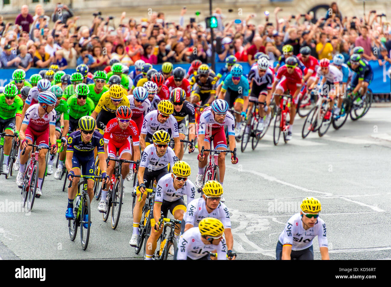 Dernière étape à Paris du Tour de France 2017 Banque D'Images