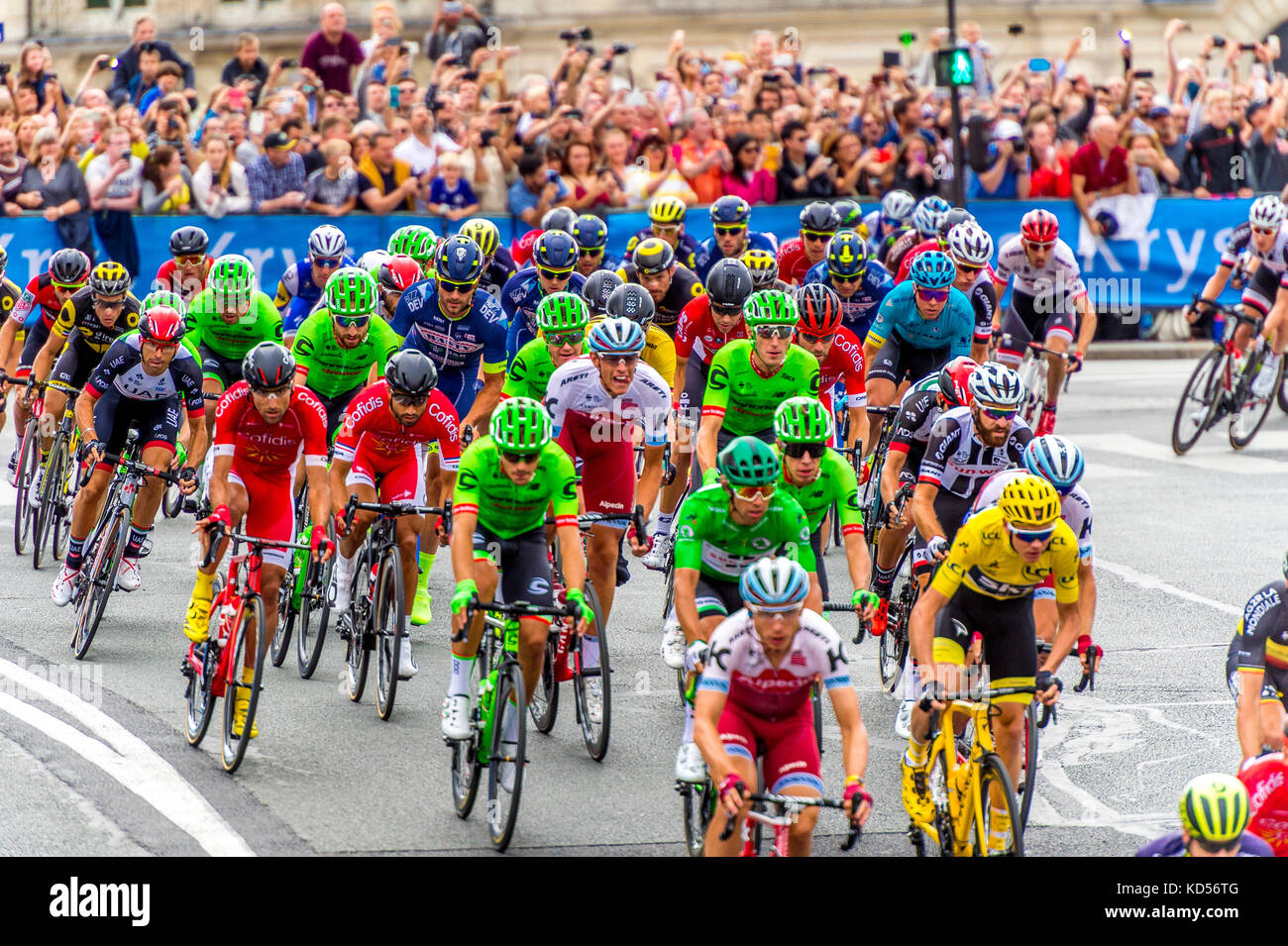 Dernière étape à Paris du Tour de France 2017 Banque D'Images