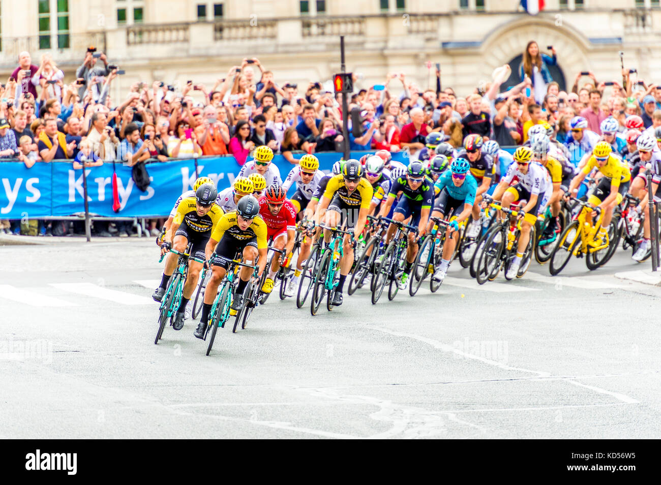 Dernière étape à Paris du Tour de France 2017 Banque D'Images