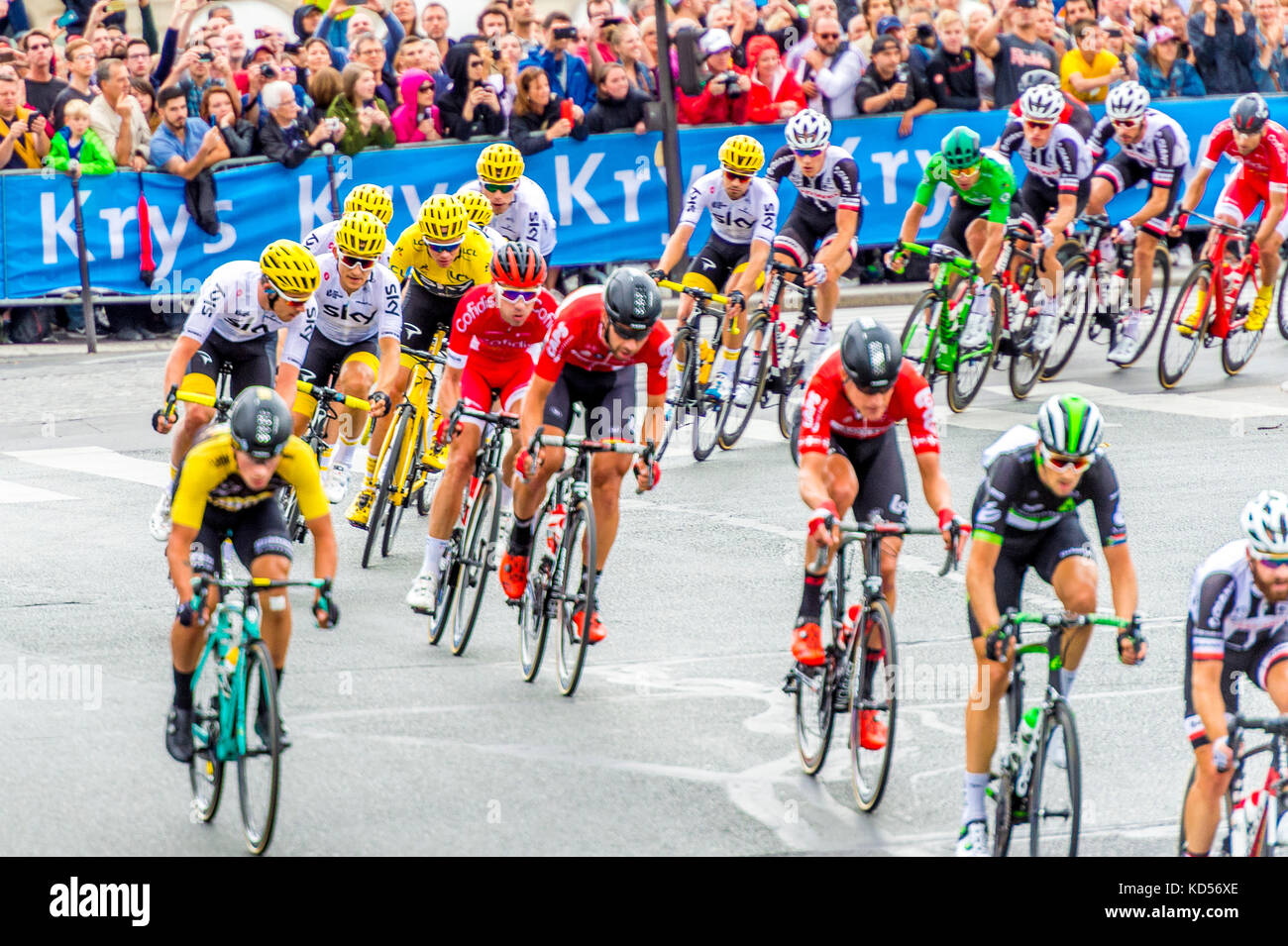Dernière étape à Paris du Tour de France 2017 Banque D'Images