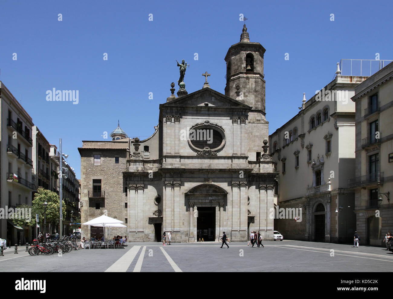 La Basilique de Notre-Dame de la miséricorde à Barcelone Catalogne Espagne Banque D'Images