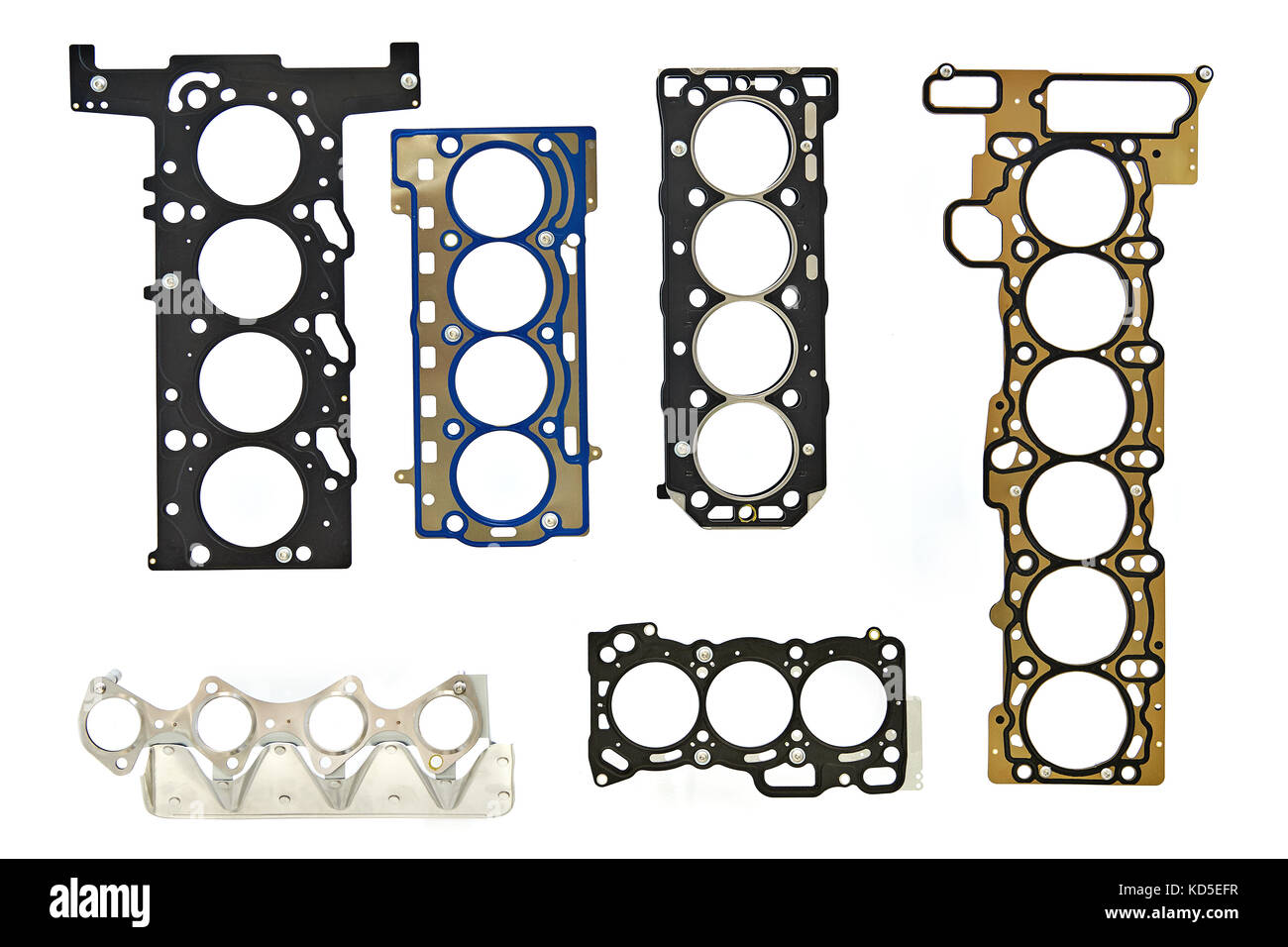 Joints pour le bloc-moteur de la voiture Banque D'Images