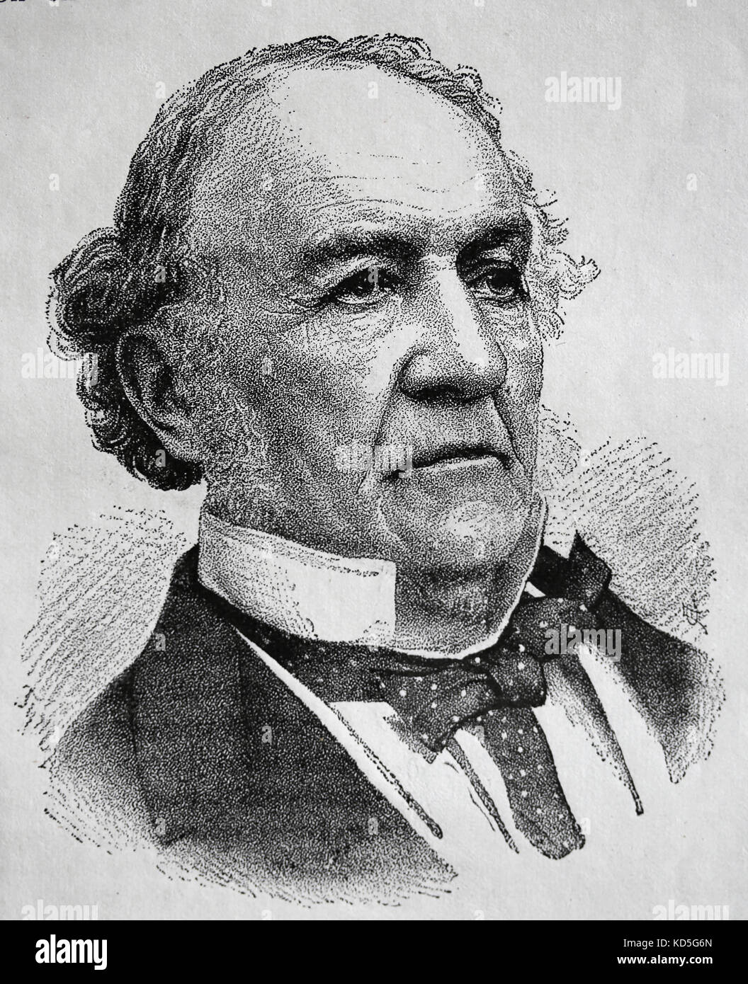William Ewart Gladstone (1809-1898). english politique. gravure, 1883. Banque D'Images