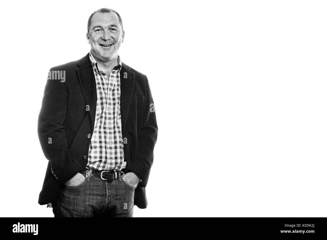 David Davies photographe pour l'Association de la presse. Banque D'Images