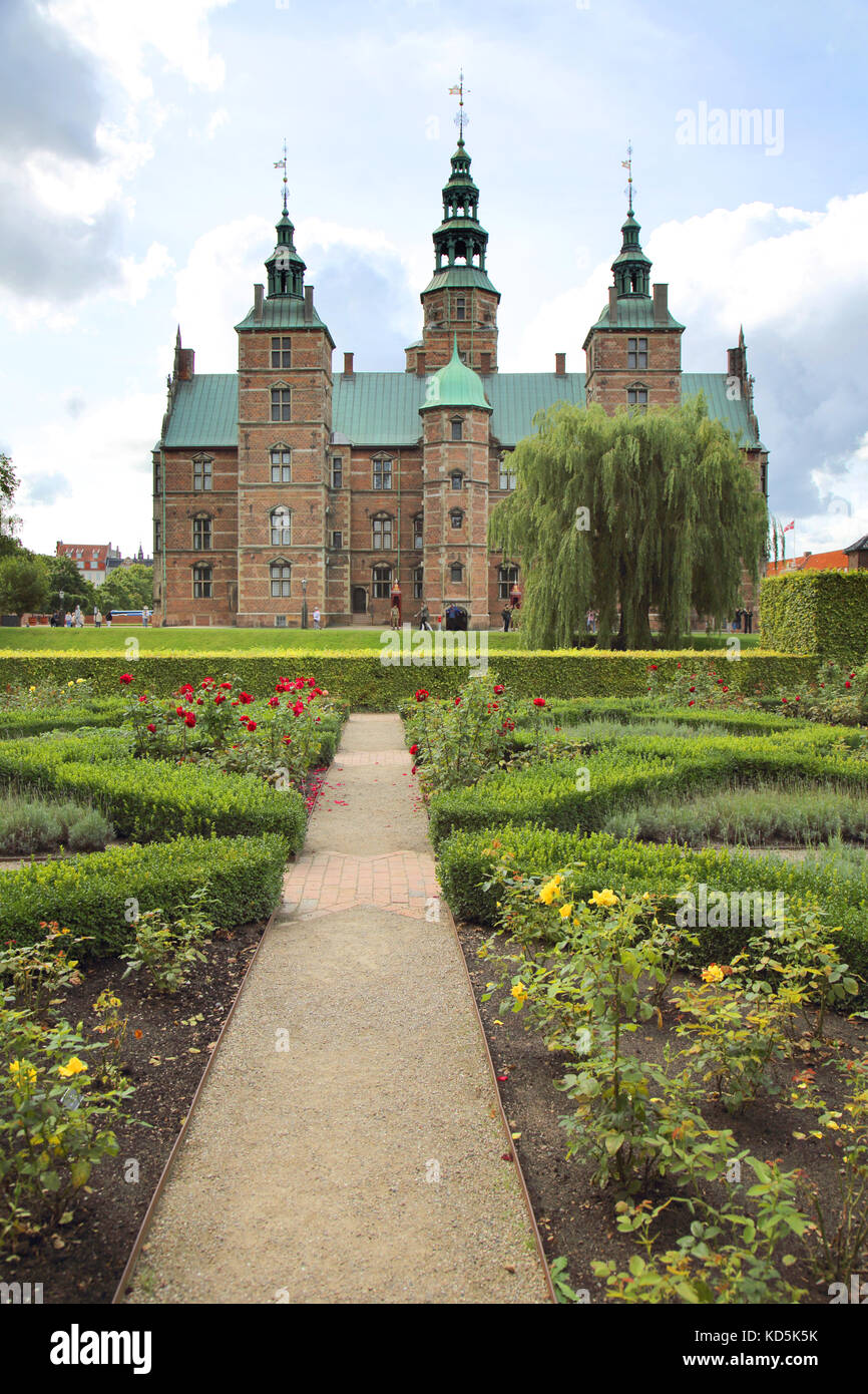 Rosenborg Slot et l'accueil des joyaux de la couronne danoise Danemark Copenhague Banque D'Images