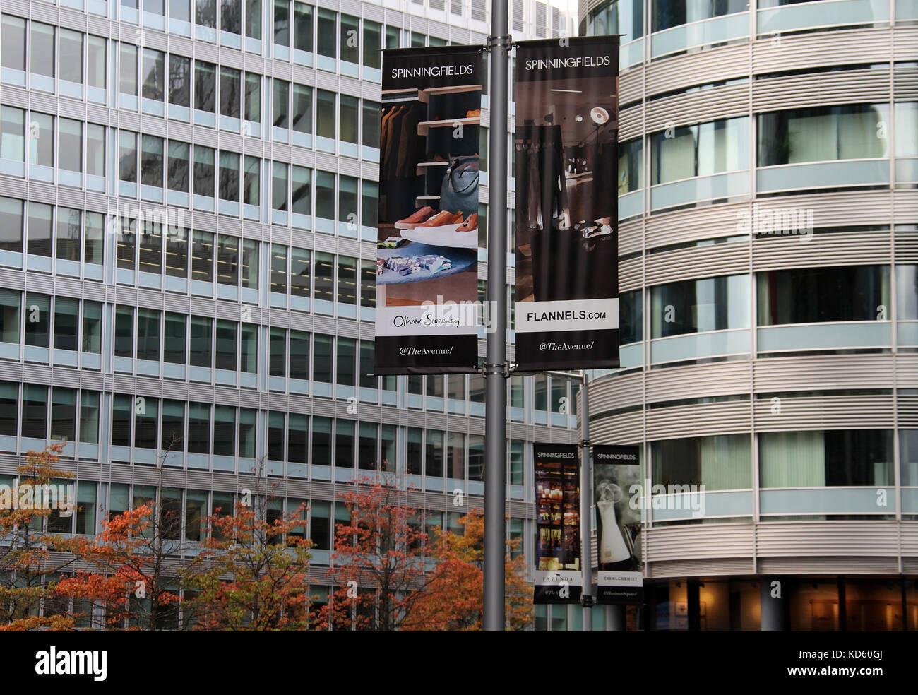 Spinningfields district de Manchester City Centre Banque D'Images