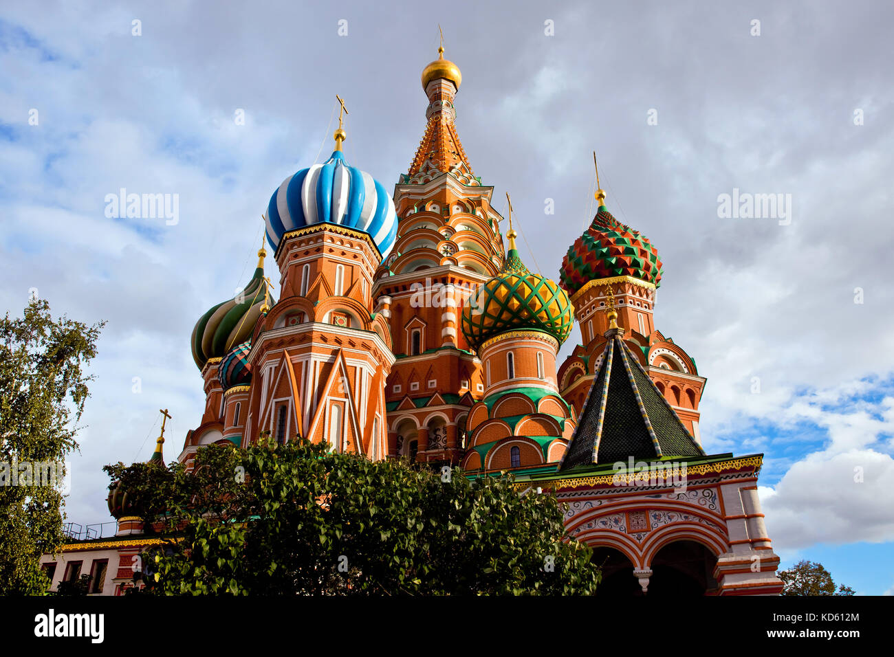 La cathédrale St Basile à Moscou Banque D'Images