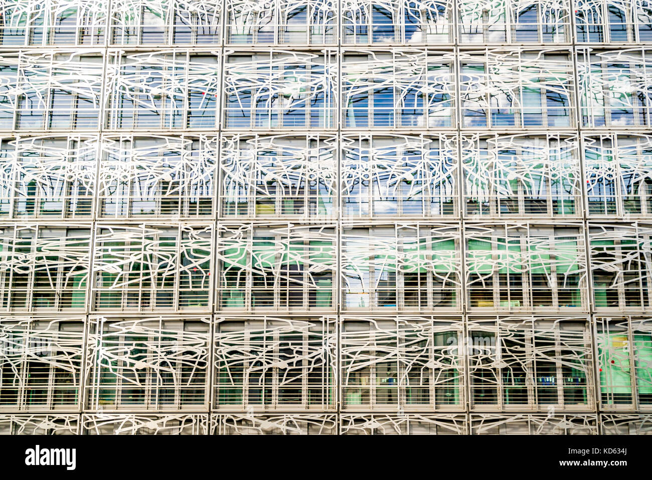 Une façade de l'immeuble à Paris, France Banque D'Images