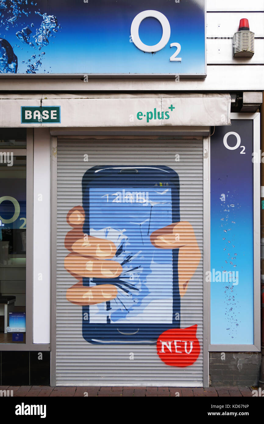 O2 Direction générale de chaîne de magasins à Hanovre en Allemagne Banque D'Images