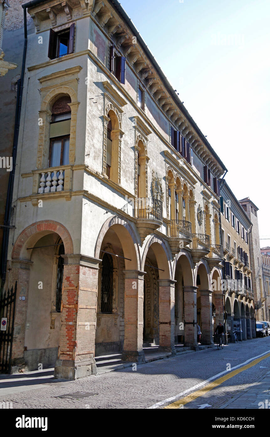 Le Palazzo Sala à Padoue, Italie, 15e siècle palazzetto, sur le modèle de Venise Banque D'Images