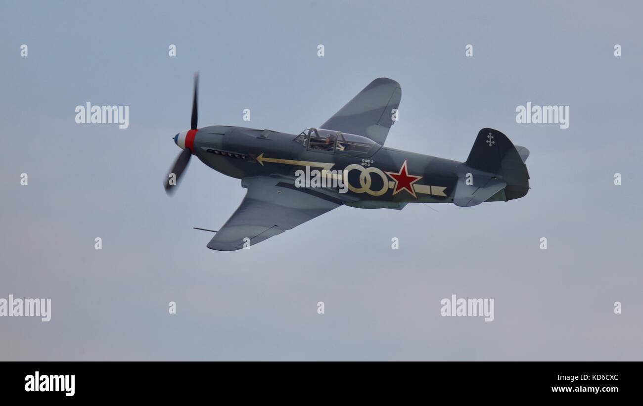 S'Greenwood Yakovlev Yak-3UA Banque D'Images