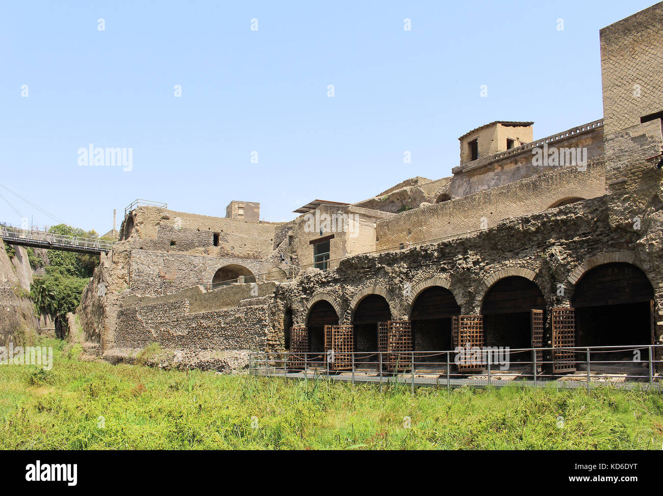 L'architecture ancienne vieille emplacement de l'ancienne ville de Pompéi civilisations Banque D'Images