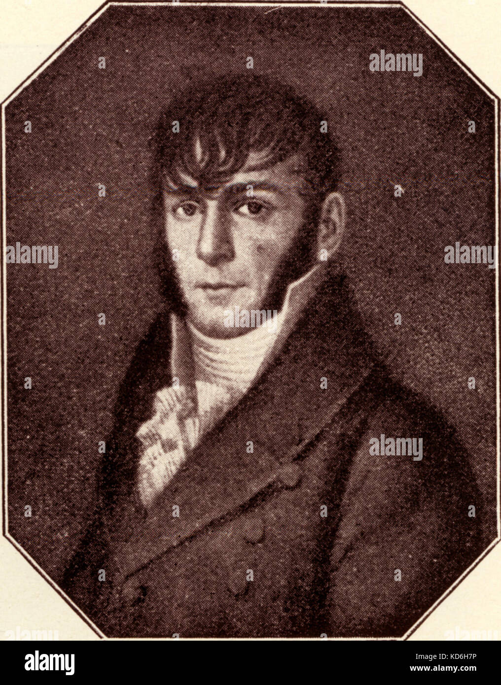 Le père de Robert Schumann Schumann Août. Schumann : compositeur allemand, 1810-1856 Banque D'Images