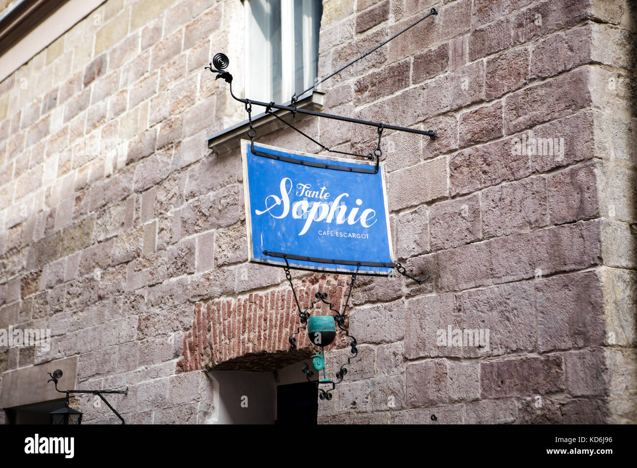 Lviv, UKRAINE, 07 mars 2017 : rue de la ville de Lviv Banque D'Images