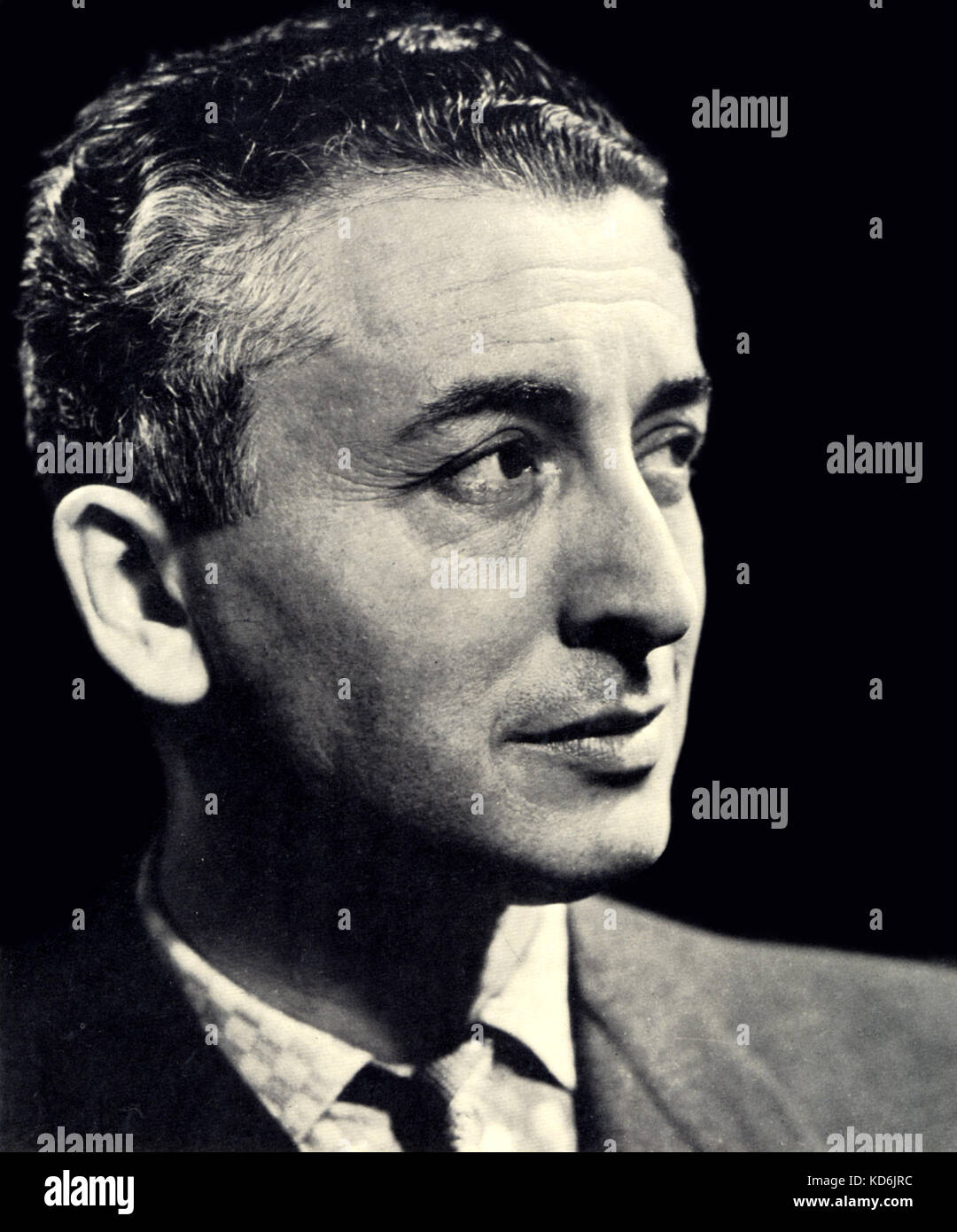 Vladimir Golschmann, RCA presse portrait. Chef d'orchestre. RCA, la voix de son maître. VG : 16 décembre 1893 - 1 mars 1972 Banque D'Images