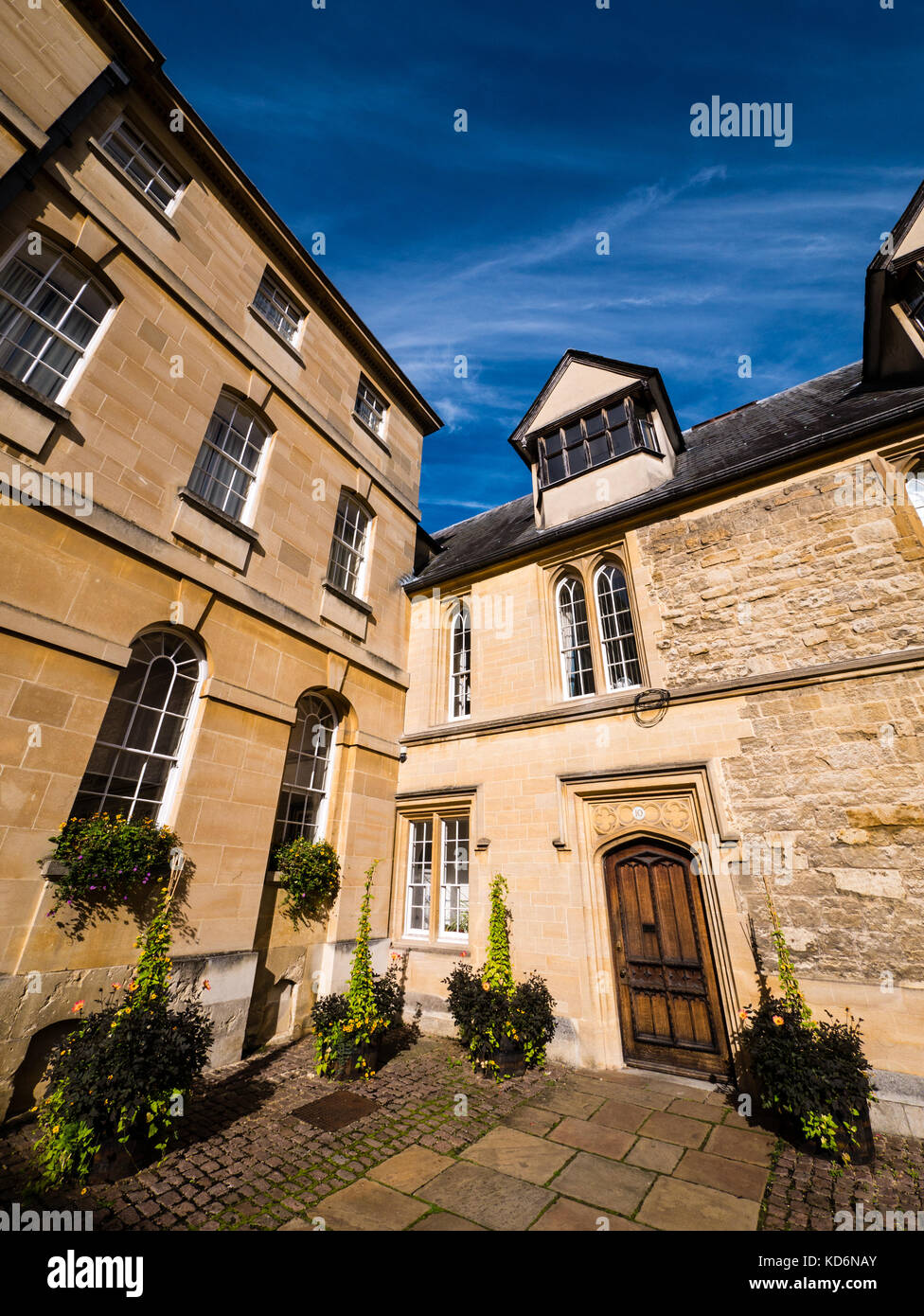 Ancienne bibliothèque, Durham quad, Trinity College, Oxford, Oxfordshire, Angleterre Banque D'Images Ancienne bibliothèque, Durham quad, Trinity College, Oxford, Oxfordshire, Angleterre Banque D'Images