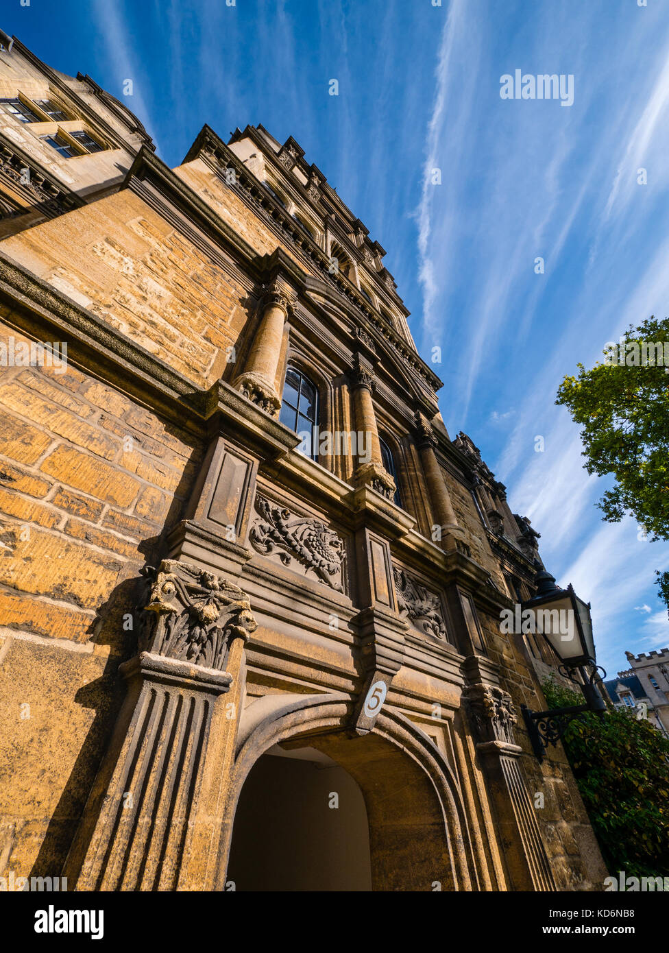 Immeuble Jackson, Quadrangle, Trinity College, Oxford, Oxfordshire, England, UK, FR. Banque D'Images