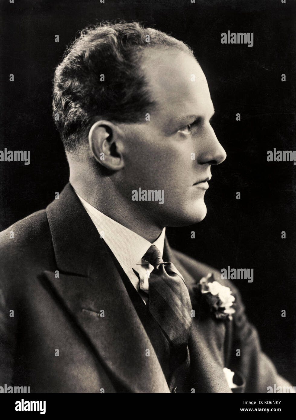 Leon Goossens - Portrait - l'hautboïste britannique 1897-1988 - photo : Lassalle Banque D'Images
