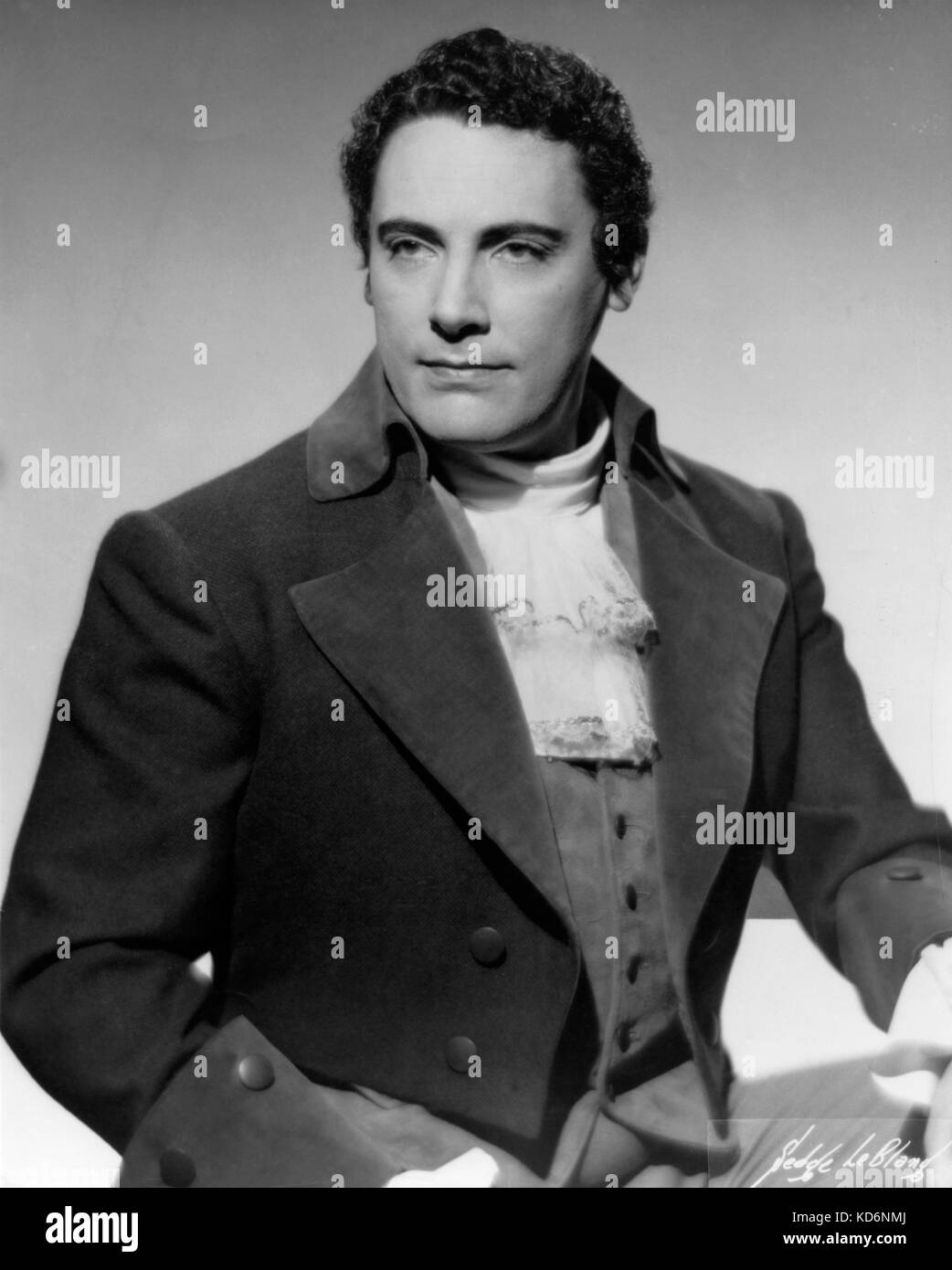Mario del Monaco - portrait - ténor italien - 27 juillet 1915 - 16 octobre 1982 Banque D'Images