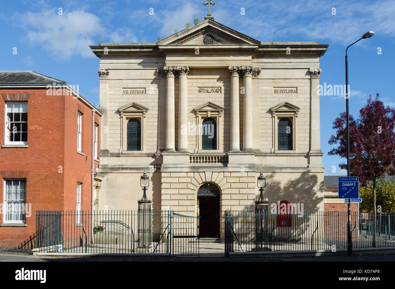 St George's Catholic Church dans Sansome, Worcester où Howard Elgar était organiste Banque D'Images