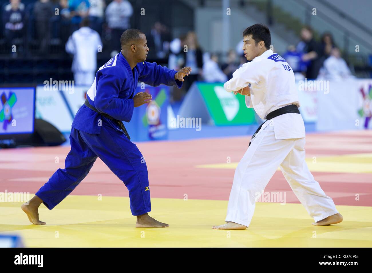 Ouvertures européennes judo Glasgow. Banque D'Images