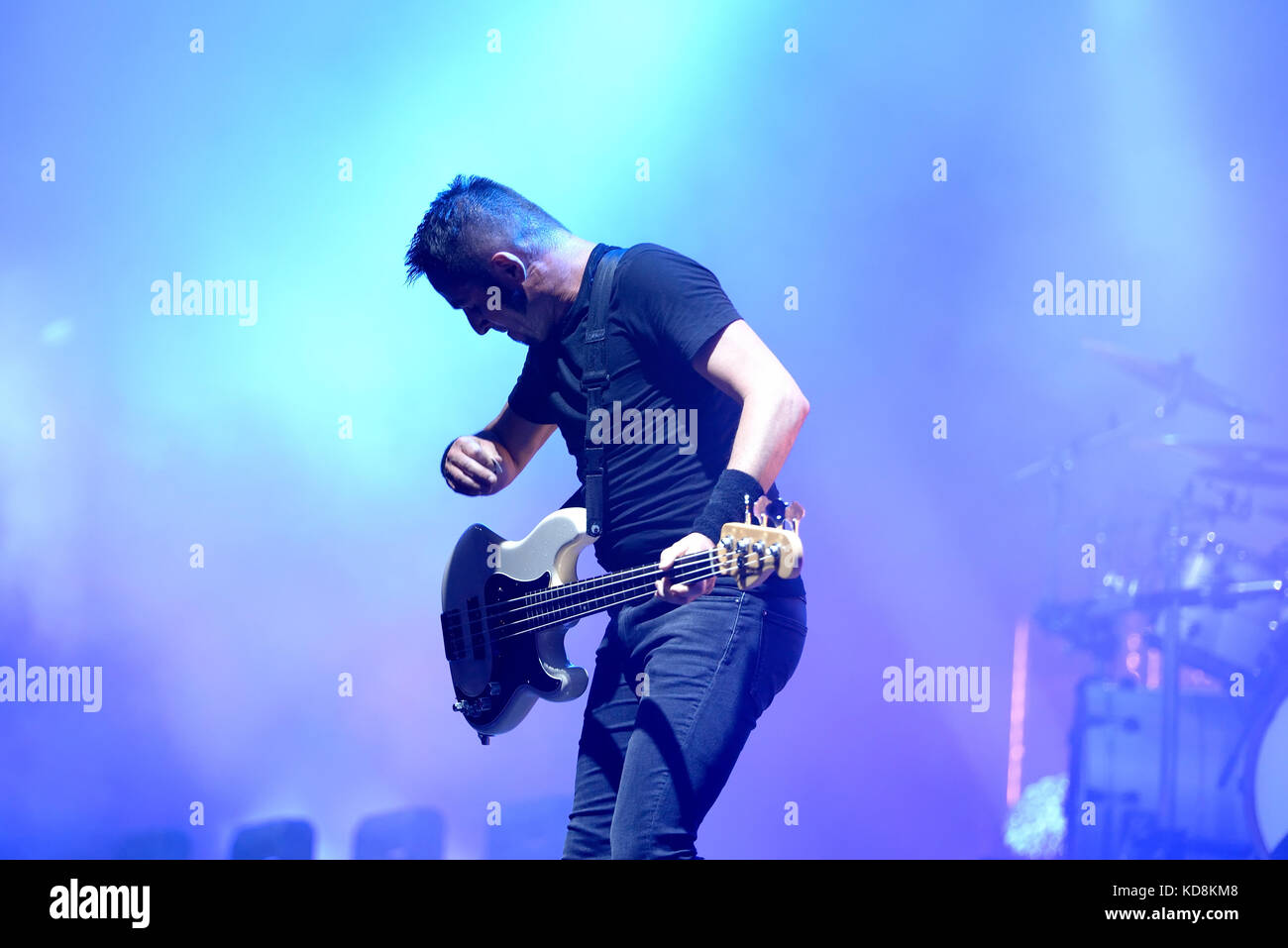 Barcelone - 1 juin : Gojira (heavy metal music band) produisent en concert au Primavera Sound Festival 2017 le 1 juin 2017 à Barcelone, Espagne. Banque D'Images