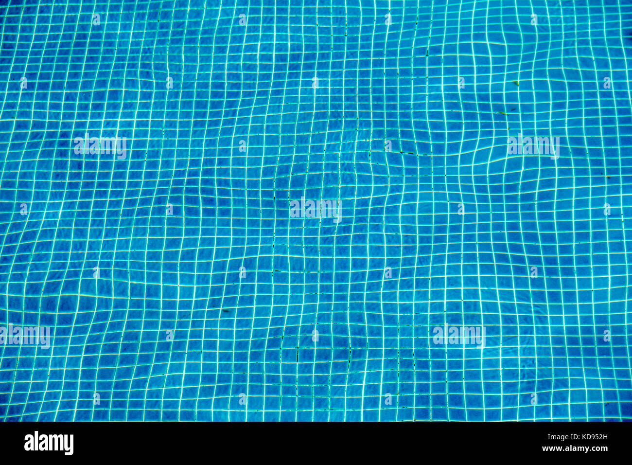 Dans la mosaïque de carreaux de céramique bleu piscine, seamless texture Banque D'Images