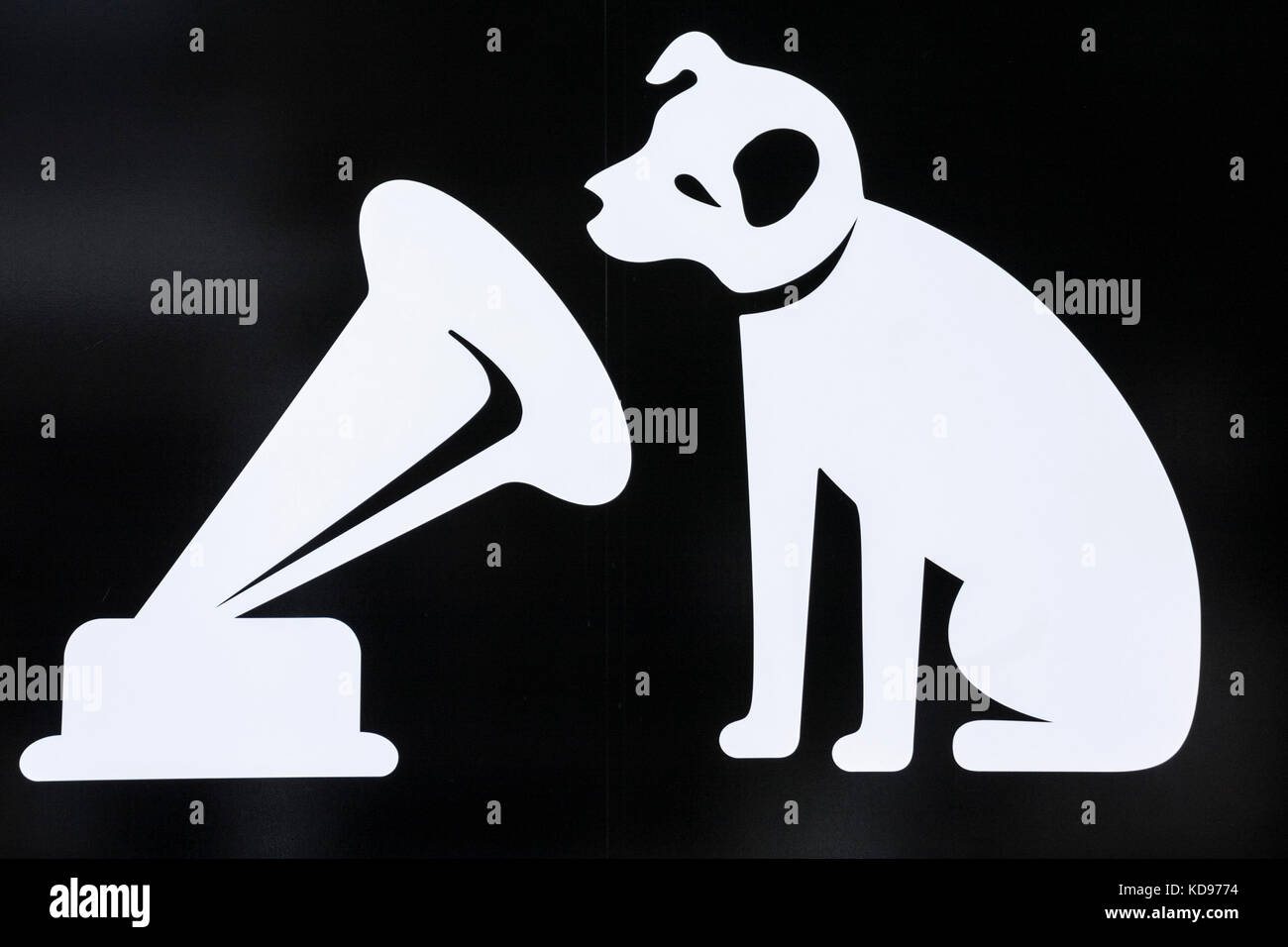 Dog And Gramophone Banque du0027image et photos - Alamy