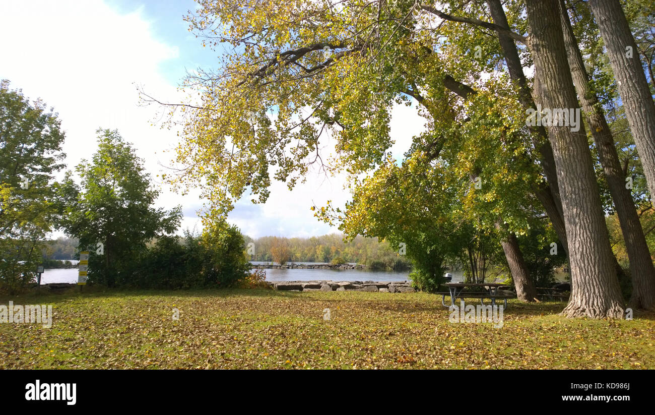 L'onondaga lake Park, Liverpool, new york Banque D'Images