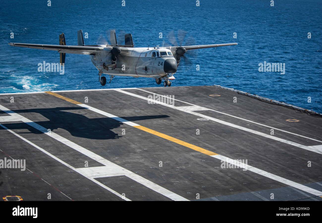 C-2A Greyhound, affecté à la flotte de l'Escadron de soutien logistique (RVC) 30 Banque D'Images