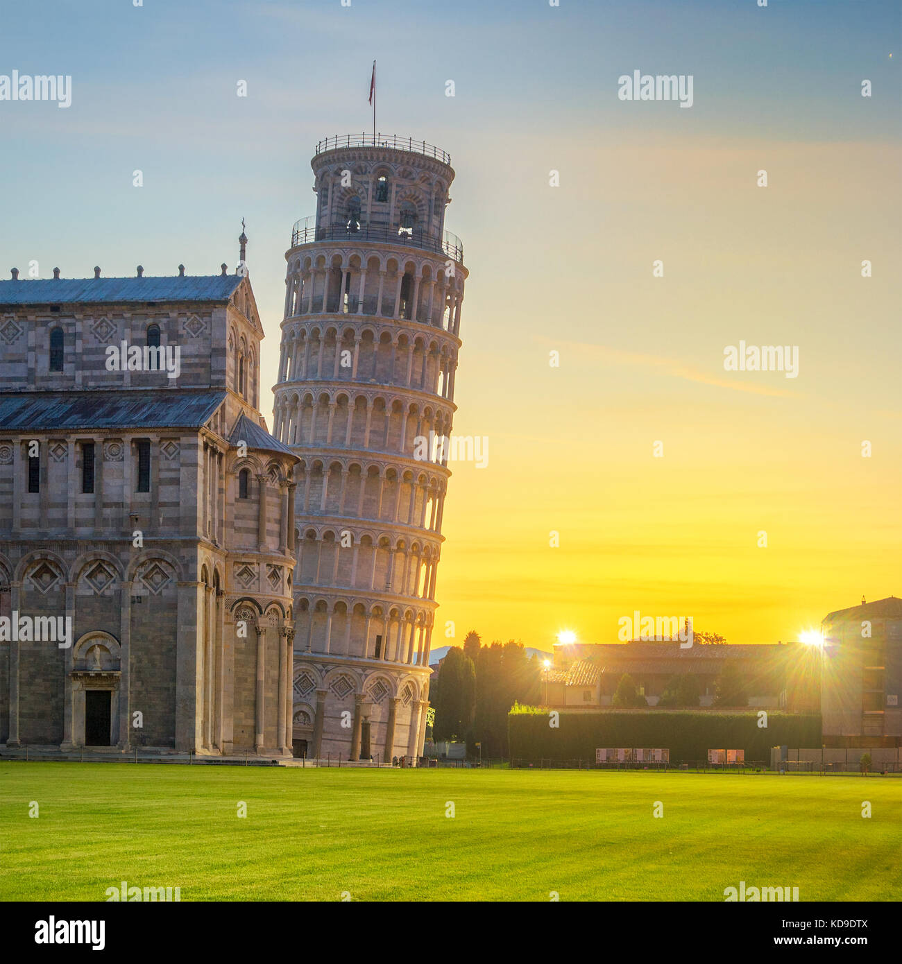 Tour de Pise - Pise, Italie Banque D'Images