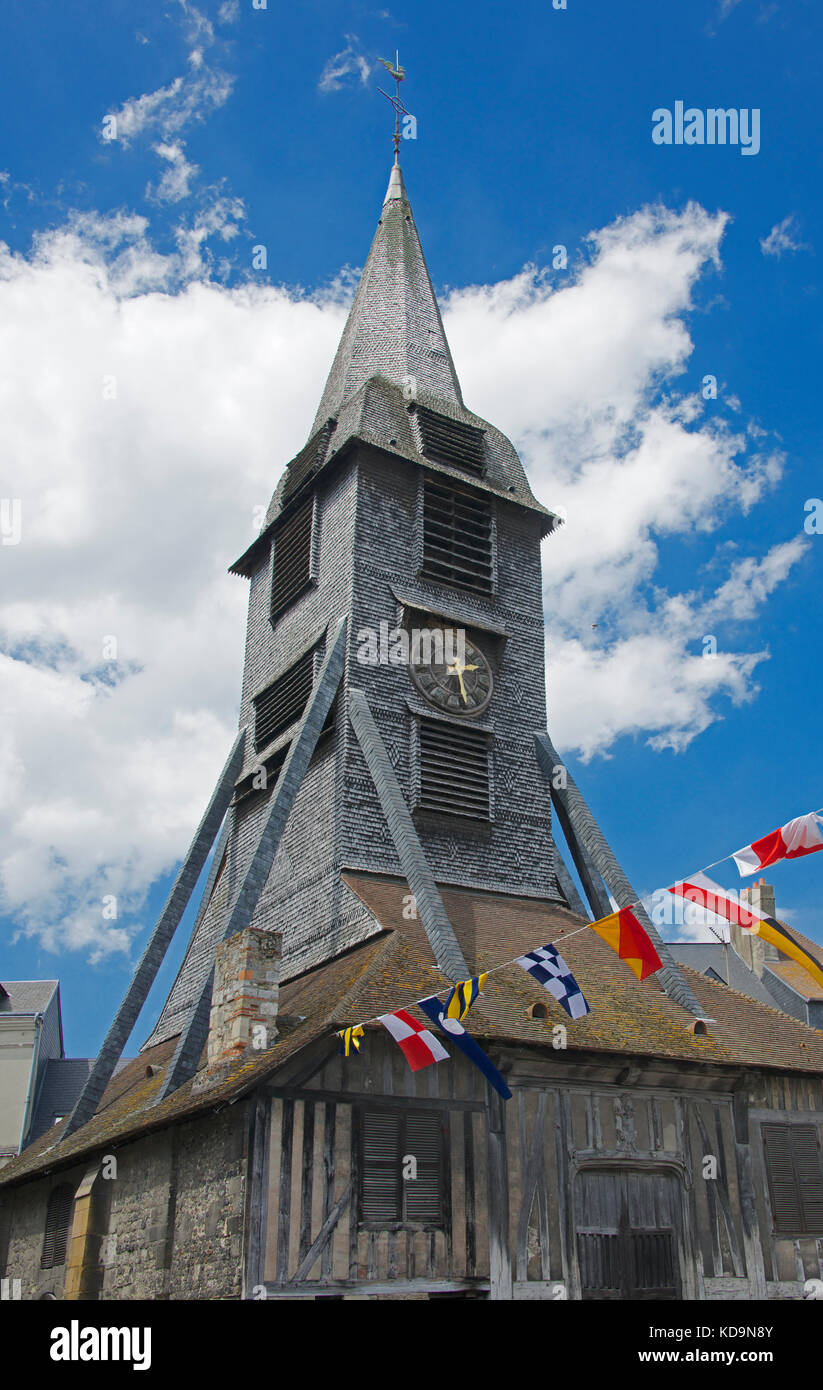 Église SainteCatherine clocher en bois Honfleur Calvados Normandie