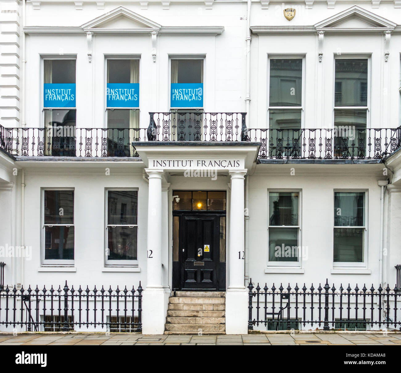 Institut Français de langues - le gouvernement français centre de la langue et de la culture. Cromwell Place, Kensington, Londres, Angleterre, Royaume-Uni. Banque D'Images