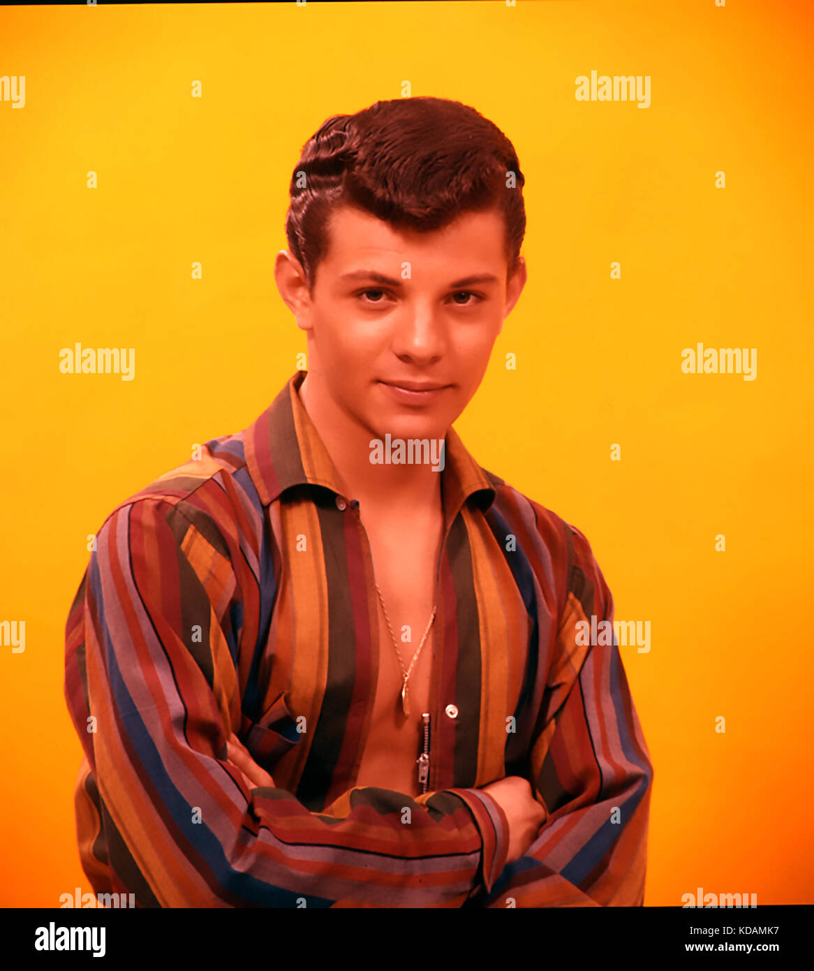 Frankie AVALON chanteuse américaine vers 1964 Banque D'Images