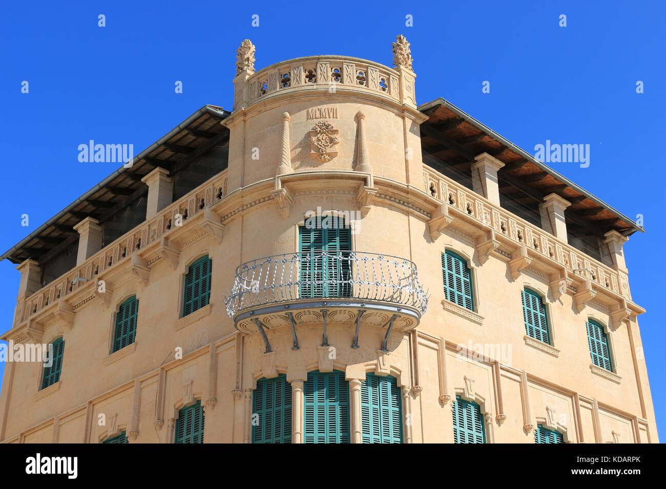 Mallorca, Campos, vieille ville, immeuble Banque D'Images